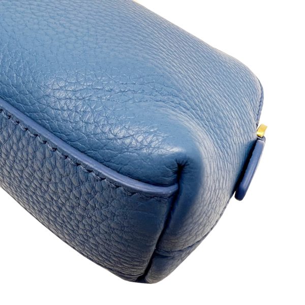 imgrc0087540974 PRADA Pouch Accessory Case Leather Blue