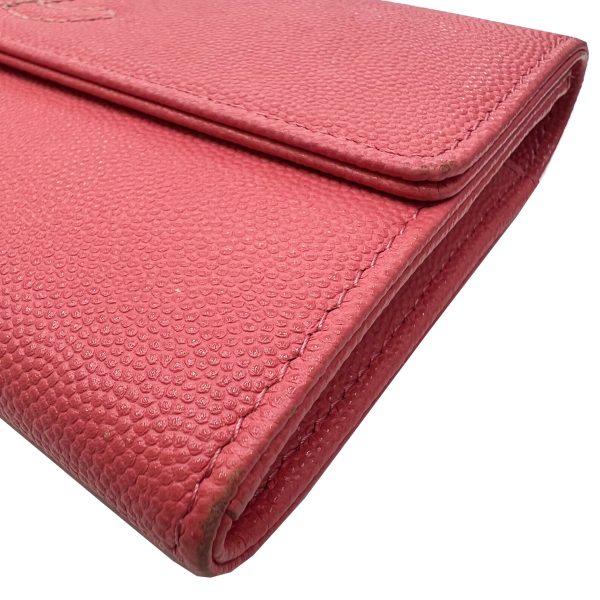 imgrc0087865457 CHANEL Long Wallet Coco Mark Caviar Skin Pink