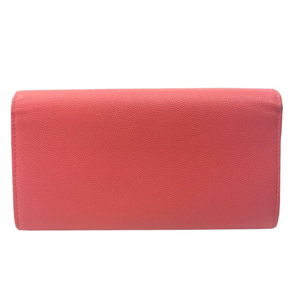 imgrc0087865473 CHANEL Long Wallet Coco Mark Caviar Skin Pink