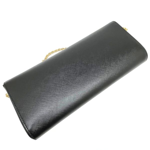 imgrc0087911702 Ferragamo Chain Shoulder Bag Clutch Bag Nero Black