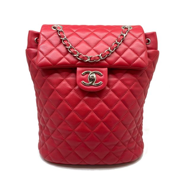 imgrc0088145033 CHANEL Backpack Lambskin Red