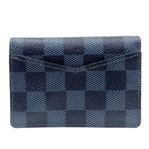 imgrc0088207076 Louis Vuitton Organizer de Poche Card Case Damier Cobalt Canvas Black Blue