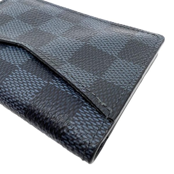 imgrc0088207080 Louis Vuitton Organizer de Poche Card Case Damier Cobalt Canvas Black Blue