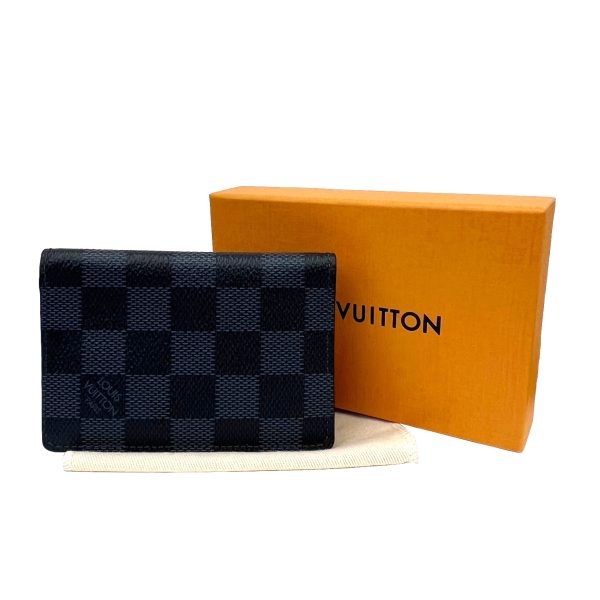 imgrc0088207083 Louis Vuitton Organizer de Poche Card Case Damier Cobalt Canvas Black Blue