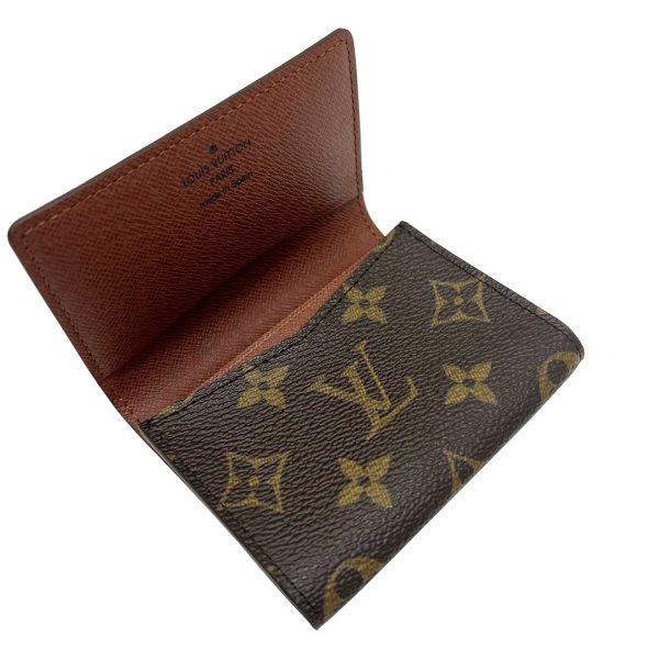 imgrc0088233842 Louis Vuitton Amberop Carte de Visite Card Case Monogram Canvas Brown