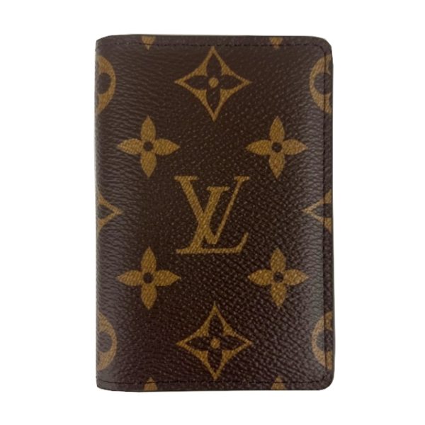 imgrc0088246695 Louis Vuitton Organizer de Poche Card Case Monogram Canvas Brown