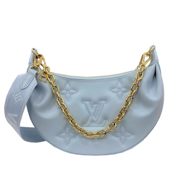 imgrc0088264804 Louis Vuitton Over the Moon Shoulder Bag Calf Leather Blue