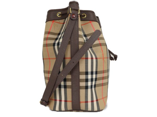 imgrc0088320247 Burberry Drawstring Shoulder Bag Nova Check Brown