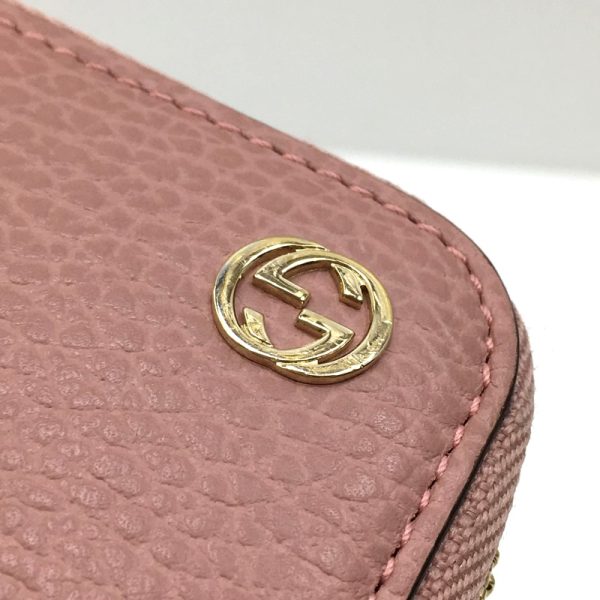 imgrc0088369887 Gucci Interlocking G Round Zipper Long Wallet Pink