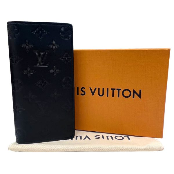 imgrc0088397940 Louis Vuitton Portefeuille Brazza Wallet Shadow Canvas Black