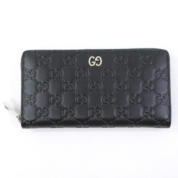 imgrc0088467890 Gucci Guccisima Zip Around Wallet Black