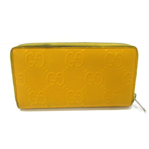 imgrc0088481234 Gucci Gg Embossed Round Zipper Long Wallet Yellow