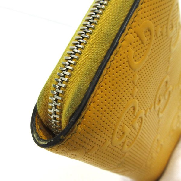 imgrc0088481265 Gucci Gg Embossed Round Zipper Long Wallet Yellow