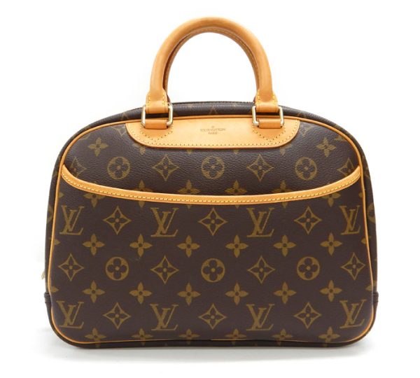 imgrc0088507726 Louis Vuitton Monogram Trouville Handbag Canvas Brown