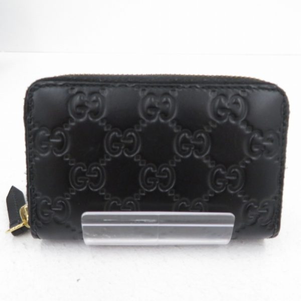 imgrc0088626682 Gucci Signature Leather Card Case Black