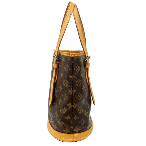 imgrc0088691139 Louis Vuitton Bucket PM Tote Bag Monogram Canvas Brown