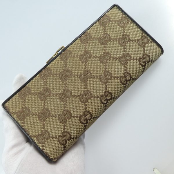 imgrc0088761597 Gucci Gg Canvas Long Wallet Line