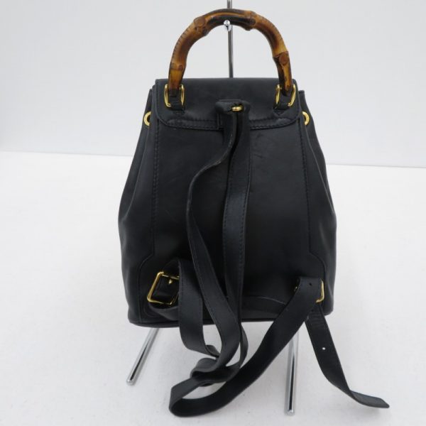 imgrc0088770541 Gucci Bamboo Line Rucksack Vintage Black