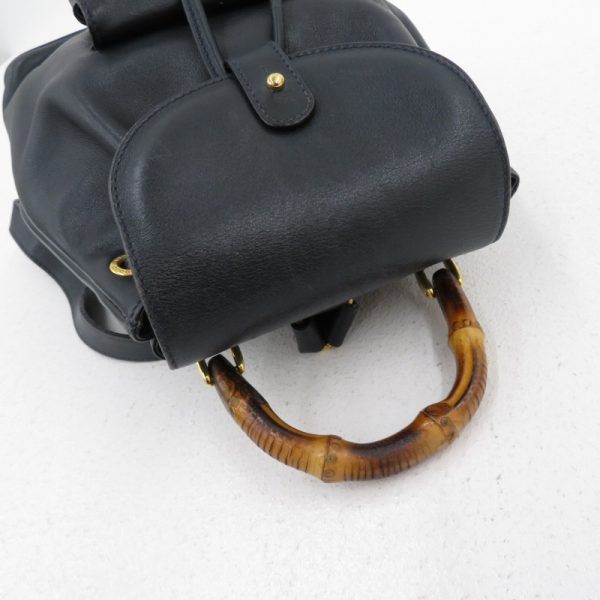 imgrc0088770542 Gucci Bamboo Line Rucksack Vintage Black