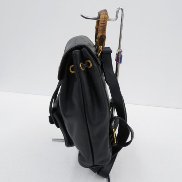 imgrc0088770544 Gucci Bamboo Line Rucksack Vintage Black