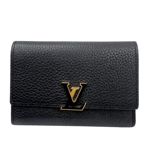 imgrc0088882569 Louis Vuitton Portefeuille Capucines Wallet Black Pink