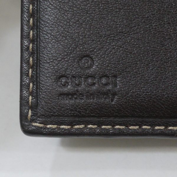 imgrc0088959956 Gucci Gg Canvas Gucciori Chihuahua Bifold Wallet Brown Beige