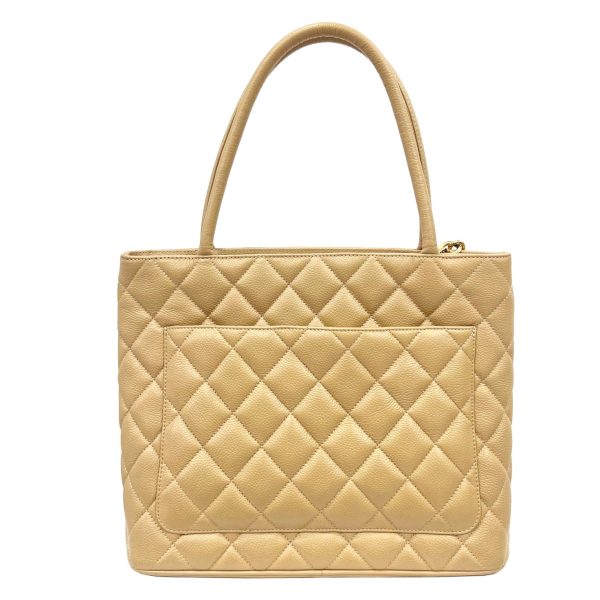 imgrc0088968405 CHANEL Reproduction Tote Caviar Skin Beige