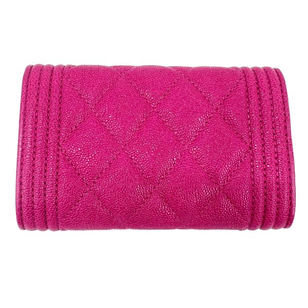 imgrc0088969307 CHANEL Boy Chanel Card Case Caviar Skin Pink Purple