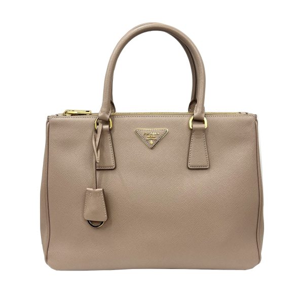 imgrc0088990711 PRADA Saffiano 2WAY Shoulder Handbag Beige