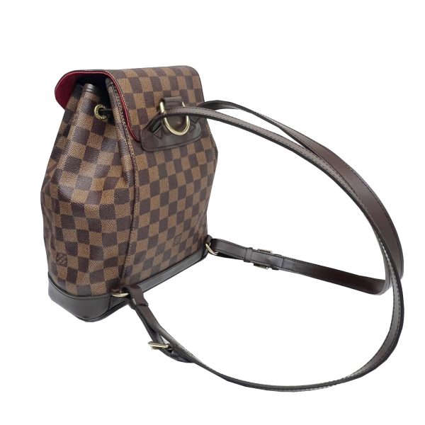 imgrc0089011433 Louis Vuitton Montsouris MM Backpack Damier Ebene Canvas Brown