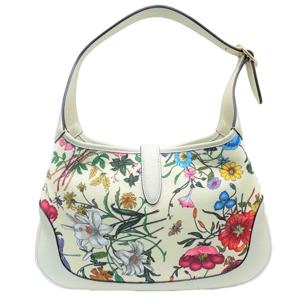 imgrc0089127324 2 GUCCI Jackie One Shoulder Bag Flora Japan Limited White