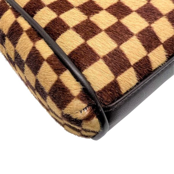 imgrc0089137358 Louis Vuitton Lion Handbag Damier Sauvage Leather Brown