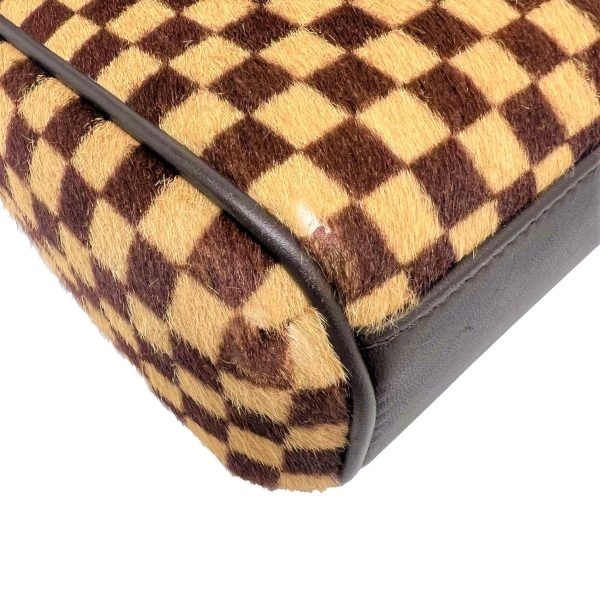 imgrc0089137367 Louis Vuitton Lion Handbag Damier Sauvage Leather Brown