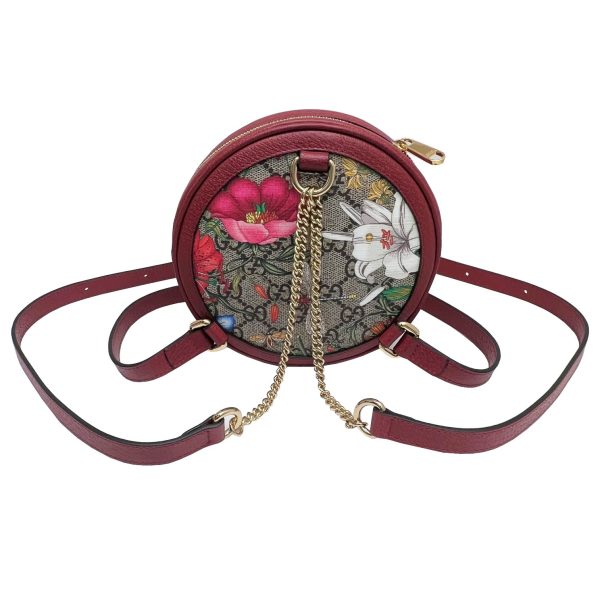 imgrc0089138522 GUCCI Ophidia Flora Mini Backpack Red