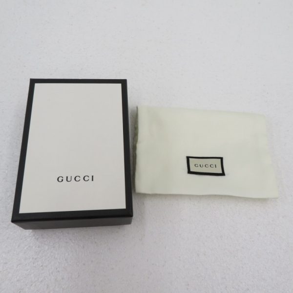 imgrc0089145400 Gucci Gg Marmont Leather Card Case Bifold Wallet Black