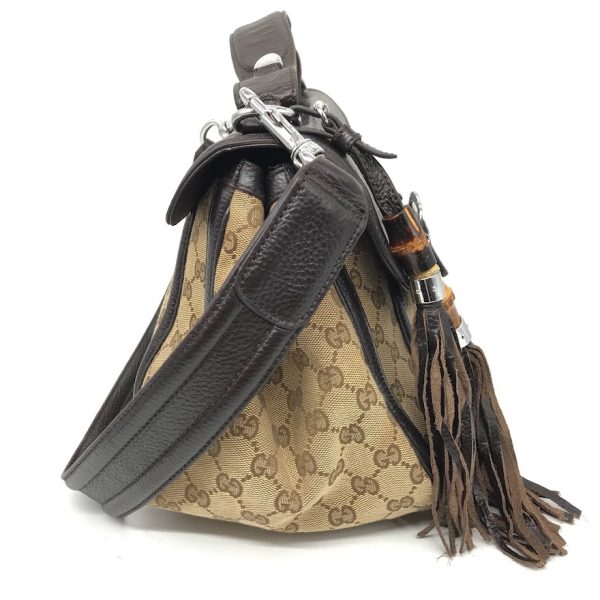 imgrc0089204766 Gucci GG Canvas Bamboo Tassel 2way Bag