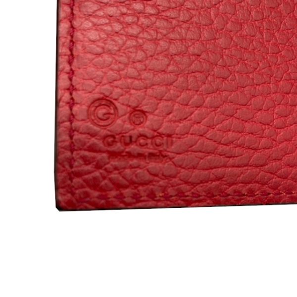 imgrc0089267362 GUCCI Bifold Wallet Compact Wallet Leather Rouge Red