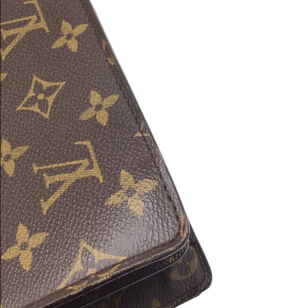 imgrc0089305952 LOUIS VUITTON Serviette Fermoir Document Bag Monogram