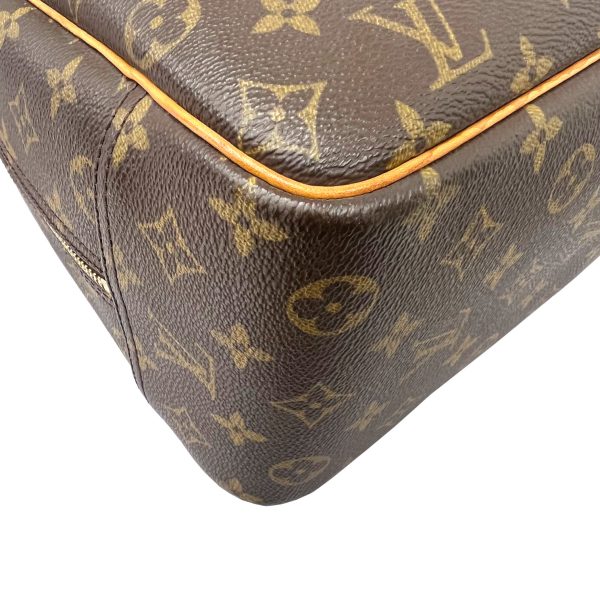 imgrc0089377004 Louis Vuitton Deauville Handbag Monogram Canvas Brown