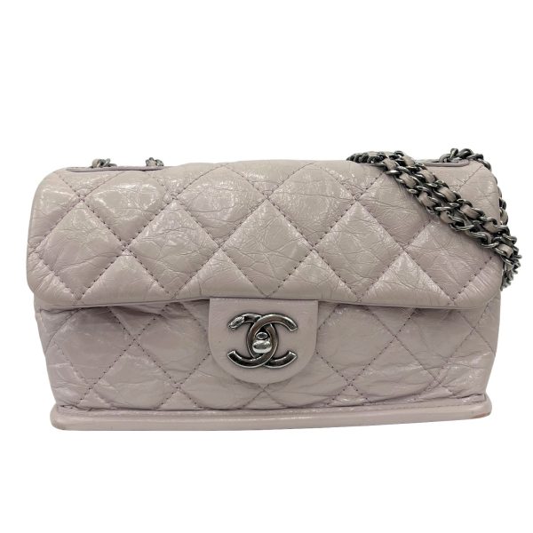 imgrc0089400066 CHANEL Matelasse Chain Shoulder Bag Calf Pink Beige