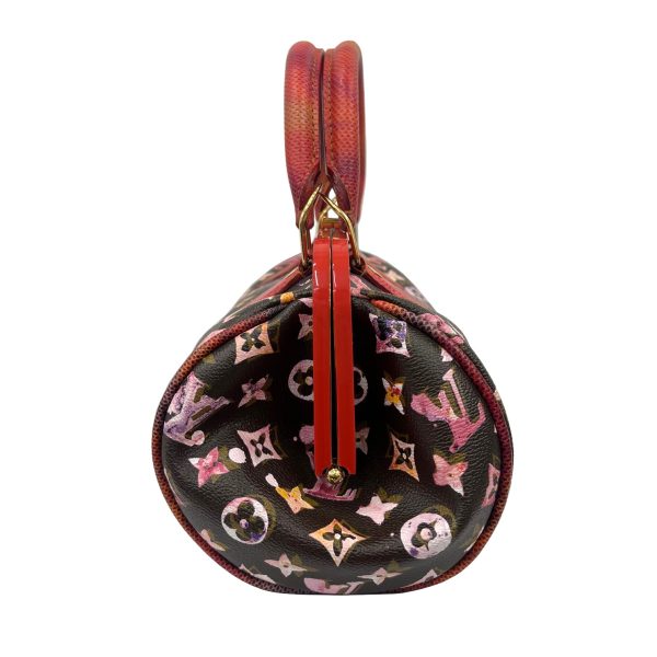 imgrc0089426692 Louis Vuitton Papillon Handbag Water Color Python Leather Multicolor