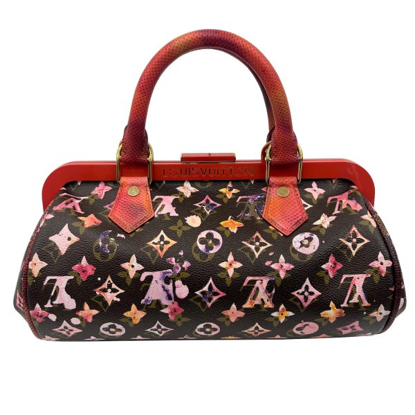 imgrc0089426694 Louis Vuitton Papillon Handbag Water Color Python Leather Multicolor