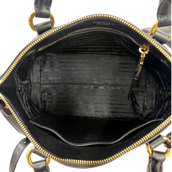 imgrc0089429680 PRADA 2WAY Shoulder Handbag Leather Black