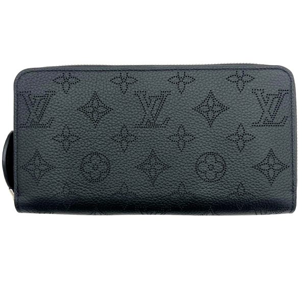 imgrc0089535891 Louis Vuitton Zippy Wallet Long Wallet Mahina Leather Black