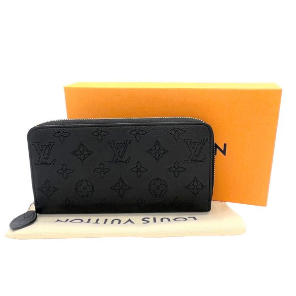 imgrc0089535898 Louis Vuitton Zippy Wallet Long Wallet Mahina Leather Black