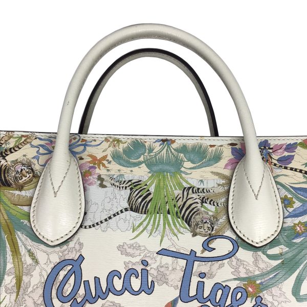 imgrc0089536765 GUCCI Tiger Medium Tote Multicolor