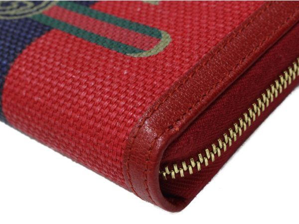 imgrc0089548645 Gucci Round Zip Long Wallet Red Navy White