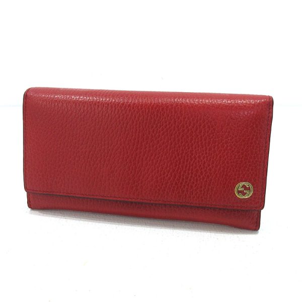 imgrc0089555922 Gucci Interlocking G Bifold Long Wallet Red