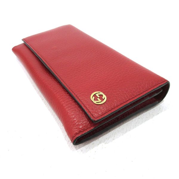 imgrc0089555925 Gucci Interlocking G Bifold Long Wallet Red