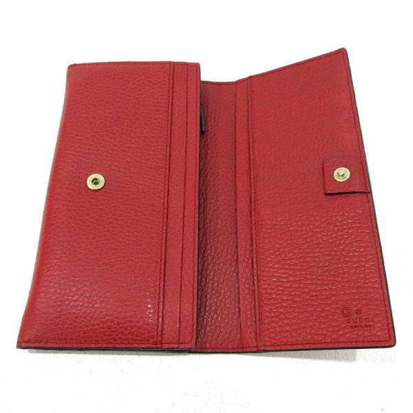 imgrc0089555926 Gucci Interlocking G Bifold Long Wallet Red